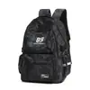 Mochila Estilo Retro Americano con Estampado de Camuflaje, Alta Calidad y Elegante, Adecuada para Estudiantes Deportistas de Secundaria y Preparatoria, con Diseño de Amortiguación de Aire