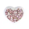 K9 novo super flash fundo plano rosa claro diamante para unha diamante rosa em formato de diamante quadrado oval adesivo de unha de amor joia de diamante