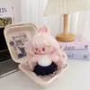 Conjunto de ropa para muñeca Labubu de barbería vintage, compatible con la 1ª, 2ª y 3ª generación de Labubu, incluye falda plisada de repuesto