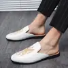 Nuevos Zapatos Casuales de Cuero para Hombre Verano 2020, Modernos y a la Moda, Mocasines Slip-On Versátiles
