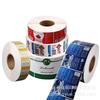 Impressão de fábrica pneu rolo de papel couché autoadesivo marca registrada prata asiática PVC prata asiática rótulo autoadesivo para alimentos