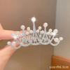 Horquilla con lazo de súper hada, corona de princesa, bonita horquilla de malla tridimensional para bebé, accesorios para el cabello para niña pequeña