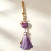 Colgante para coche de imitación de brocado Song hecho a mano Estilo chino nuevo borla Colgante de calabaza estilo chino Colgante para coche Artículo decorativo