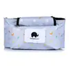 Bolsa Colgante Plegable para Cochecito de Bebé de Dibujos Animados a Color Estilo Coreano, Bolsa Multifuncional, Bolsa de Almacenamiento para Biberones, Bolso de Hombro para Mamá