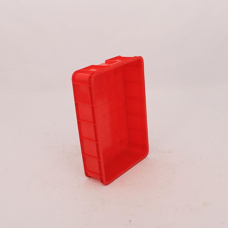 源头厂家红色塑料周转箱 575-140中号红色塑料