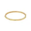 Pulsera con Patrón Cepillado Xiaohongshu para Mujer, Chapado en Oro de Plata S925, Artesanía Italiana, Lujo Ligero con Circonita, Popular en Transmisión en Vivo