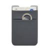 En stock Adhesivo trasero para teléfono móvil en forma de U de doble capa tela elástica de licra gran capacidad bolsa de almacenamiento para teléfono móvil adhesivo de almacenamiento