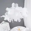 Decoración de Pastel Pequeña Corona de Perlas Adornos Vintage Borla Cristal Cisne Celebridad de Internet Corona de Cumpleaños Enchufe para Hornear