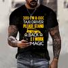 2025 Verano Transfronterizo 3D Color Puro Graffiti Estilo Resort Ropa Suelta y Cómoda Adulto Hombre y Mujer Camiseta de Manga Corta Cuello Redondo
