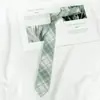 Corbata Verde Estilo Universitario Cedro Jk Perezoso Sin Corbata Accesorio Decoración Camisa Japonesa Atada a Mano Unisex Casual Dulce Fresco