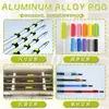 Varilla Telescópica de Óxido Negro Fijación Libre Aleación de Aluminio Tipo Clip-on Extensión Resistente al Óxido Resistente a la Corrosión Duradero Varilla de Conexión Universal