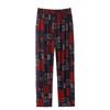 Pantalones de madre para mujeres de mediana edad y mayores, pantalones finos de verano con flores, pantalones holgados de longitud alta para ancianas, pantalones de abuela de seda de hielo, pantalones cortos