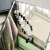 Nuevo Estilo Cordón Rosa Cadena para Teléfono Colgante para Cámara DIY Estilo Coreano Aleación Panda Correa para Teléfono