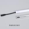 Barra de luz LED para estante de vitrina, estante para snacks de supermercado, autocebante, empotrada, de baja presión, barra de luz dura con ranura de aluminio, placa laminada magnética