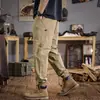 Nueva colección de primavera: modernos, ajustados, pantalones de trabajo para hombre, pantalones tipo harén atléticos versátiles, estilo casual americano