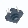 Interruptor de Botón para Linterna Frontal de Pesca 12*12*9.1H Tres Encendidos y Uno Apagado Negro de Cinco Pines Interruptor de Linterna de Luz Fuerte