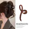 Pinza Grande para el Cabello con Alto Volumen, Aspecto de Alta Gama, Pinza para el Cabello con Moño Mediano, Pinza Grande Acrílica Sencilla, Accesorio para el Cabello para Mujer