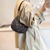 Bolso Nicho Transfronterizo con Estampado de Leopardo para Mujer, Moda Versátil, Nuevo Retro, Bolso de Hombro Estilizado y Personalizado para Desplazamientos