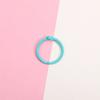 Hebilla de pintura de color creativo de 32 mm hecha a mano DIY ganchillo llavero accesorios gancho metal hebilla hecha a mano
