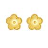 Aretes transfronterizos de acero de titanio que no se decoloran de Europa y Estados Unidos aretes Acero dorado oro rosa aretes de acero inoxidable joyería al por mayor