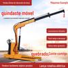 Guindaste Móvel totalmente elétrico andando hidráulico elevação elevação veículo simples guincho cantilever rotativo guindaste de caminhão