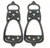 456710 crampons com dentes em estoque, direto do fabricante, cobre-sapatos de silicone para exterior antiderrapante para escalada na neve e montanhismo, ferramenta antiderrapante