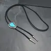 Corbata de Bolo con Piedra de Color Irregular Estilo Vaquero Occidental Colgante de Piedra Preciosa Moda Masculina Venta al por Mayor Transfronteriza
