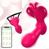 Vibrador vestível para mulheres usarem fora, masturbador vibratório forte para ponto G, massageador vestível invisível para calcinhas femininas