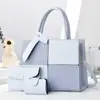 Bolso Transfronterizo para Mujer Moda Empalme Tendencia Bolso Cruzado para Suegra Gran Capacidad Coreano Retro Nicho Bolso de Hombro