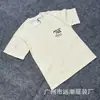 Camisetas de Manga Curta Estampadas Estilo Americano Série ALD para Homens e Mulheres, Corte Solto, Gola Redonda, Camiseta de Verão, Comércio Exterior Transfronteiriço