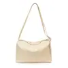 Bolso de hombro casual relajado, nuevo bolso tipo almohada vintage simple transfronterizo, bolso de mano de gran capacidad con textura de cuero suave para mujer