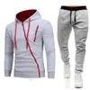 Nuevo Suéter para Hombre para Exterior Deportivo Casual con Cremallera Set