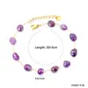 Pulsera de Diseño Minimalista Versátil Europea y Americana, Estilo de Nicho de Lujo Ligero, Chapado en Oro de 18 Quilates, Joyería con Cuentas de Circonita de Colores de Comercio Exterior, Pulsera Transfronteriza