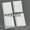 Caderno de Espiral Gato Morango Rosa A7 Estilo Ins Alta Aparência Planejador Estudantil Pautado Espessado Bolso Pequeno