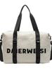 Bolsa de viagem de grande capacidade transfronteiriça, bolsa de bagagem, separação seca e molhada, fitness, esportes, ombro, lazer, embarque, viagem de negócios, armazenamento