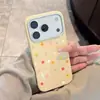 Flor de Coração de Amor Aplicável para Capa de Celular iPhone 17 Pro Max Apple 16 Pro Estilo Coreano Anti-queda 15 Fashionable 14 Pro