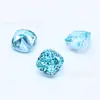 Zirconia Cúbica de Alta Calidad con Corte Flor de Hielo, Flor de Hielo de Color en Corte Cushion, Piedra Suelta con Parte Posterior Puntiaguda para Anillo, Venta Caliente de Fábrica