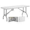 Mesa Portátil para el Hogar, Mesa de Picnic para Exteriores, Suministros para Mercados Nocturnos, Sillas, Mesa Plegable Sencilla para Picnic, Juego de Mesa y Sillas para Puestos