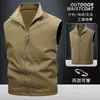 Chaleco Promocional Exterior de Grupo para Exposición de Negocios de Alta Gama Reversible Ropa de Trabajo Chaleco con Logo Personalizado