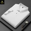 Camiseta 100% Algodón Puro Hecha a Medida Algodón Piqué Mercerizado de 40 Hilos Camisa Polo de Manga Corta para Hombre con Cuello Clásico