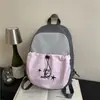 Mochila Sencilla de Combinación de Colores de Moda Ligera Versátil Bolsa para Deportes al Aire Libre Unisex Casual Estudiante Mochila Escolar Venta al por Mayor