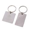 Colgante de Comercio Exterior Adorno Accesorios Souvenir Acero Inoxidable Brillante Marca Militar Forma de Corazón Redondo Cuadrado Llavero Transfronterizo