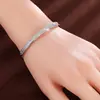 Pulsera de Cobre con Zirconias de Doble Fila Más Vendida de Amazon, Pulsera Clásica de Moda Estilo Bosque, Venta Directa del Fabricante, Exclusivamente para Suministro Transfronterizo