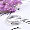 Rong Yu deseo más vendido anillo de diamantes de flor anudada europea y americana anillo de temperamento japonés y coreano anillo de boda para mujer