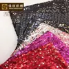 Nuevo Vestido Tela de Vestido Tela Bordada con Lentejuelas Tela con Cuentas Flip Cuentas de Escama de Pez