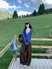 Cardigan de malha curto feminino Yinhe, estilo coreano, para outono, modelagem solta, acinturado, emagrecedor, elegante, casual