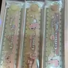 Régua Dobrável Sanrio 30cm Régua de Plástico My Melody Cinnamoroll Linha Ondulada Régua para Desenho Geométrico Material Escolar para Estudante