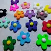 Dopamina DIY accesorios de resina flor pequeña colgante de llave aretes pinzas para el cabello accesorios para el cabello tocado collar accesorios decorativos
