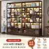 Estantería de Madera Maciza Estilo Chino para Exhibición de Té, Gabinete de Almacenamiento Adorno Divisor para Sala de Té, Gabinete de Exhibición para Juego de Té