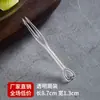 Tenedor Desechable para Fruta con Forma de Corazón Brocheta de Fruta Tenedor de Plástico Comercial Empaquetado Individualmente Tenedor de Fruta Colorido Lindo Tenedor para Sandía